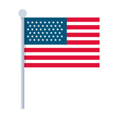usa flag waving