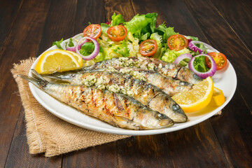 Sardinas a la plancha