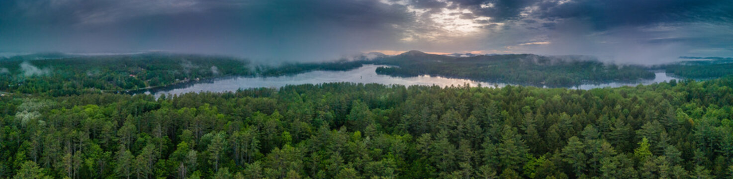 Lake and Mountains