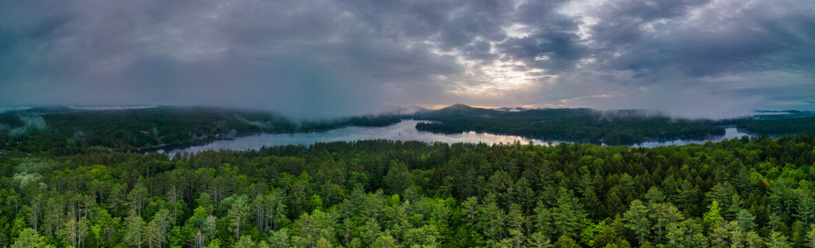 Lake and Mountains