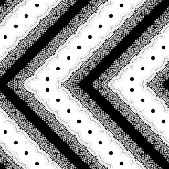 Design seamless zigzag decorative pattern