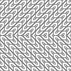 Design seamless monochrome zigzag pattern