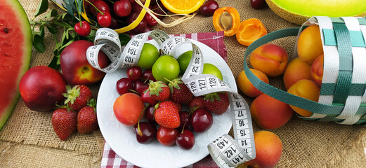 fresh summer fruits for healthy eating