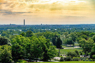 Washing DC as seen from Arlington Cemetery