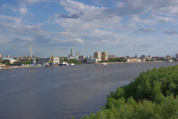 Naklejka premium Russia, Astrakhan. 05/06/21. A city on the Volga river.
