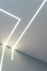 light lines in apartment design house building