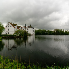 Fototapeta na wymiar view of the Gluecksburg castle in northern Germany