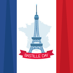 bastille day card