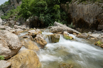 wild rivers canyon in Albania, Bovilla lake