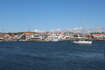 Fototapeta na wymiar Marstrand by the sea in Sweden
