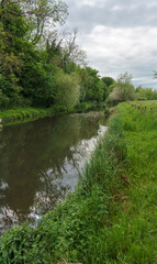 a scenic view along the world heritage site river avon in Wiltshire