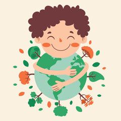 Concept Of Mother Earth Day