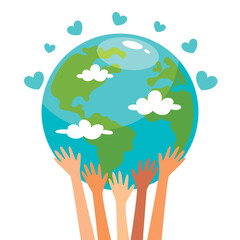 Concept Of Mother Earth Day