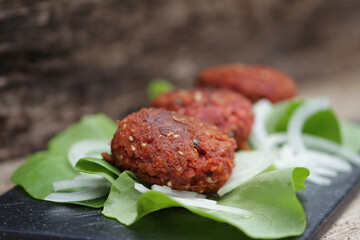 meatless variant from patties