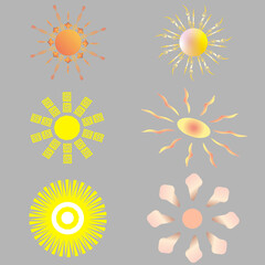 Fototapeta premium six suns