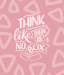 Hand drawn lettering quote in modern calligraphy style about business motivation. Inspiration slogan for print and poster design. Vector