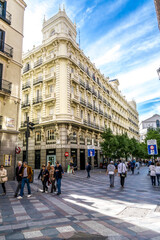 Naklejka premium Calle De Arenal Madrid Spain October 2015