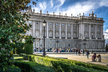 Obraz premium Madrid Royal Palace Spain October 2015