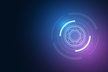 digital technology and engineering, digital telecoms concept, Hi-tech,futuristic technology background, vector illustration.	
