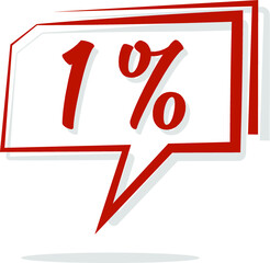 1%