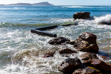 Photograph of the Rock Pool at Terrigal Beach on the Central Coast in Australia