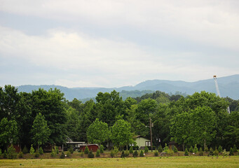 view of the countryside