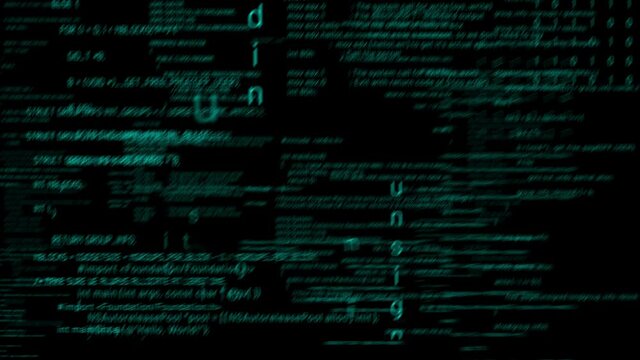 Visionary programming and coding of future software . 3D rendering computer graphic .