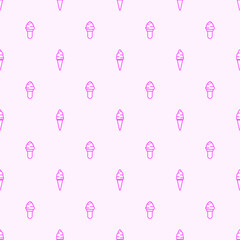 seamless ice cream pattern for background, gift wrapping, greeting cards, fabric motifs or ice cream shop decorations