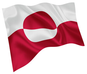 グリーンランド　 国旗　世界　アイコン