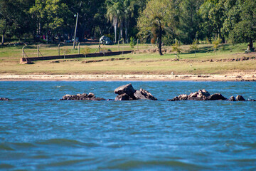 rocks in the water