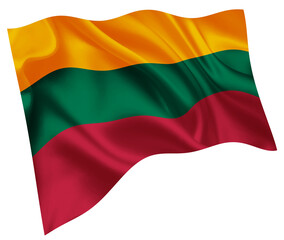 リトアニア　 国旗　世界　アイコン