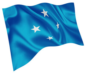 ミクロネシア　 国旗　世界　アイコン