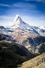 Fototapeta na wymiar Matterhorn and surroundings