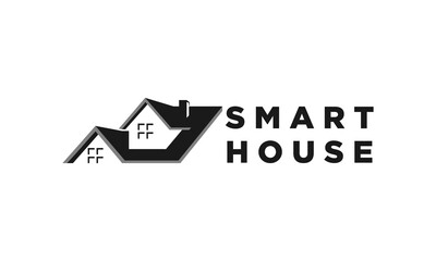 Smart house simple logo