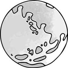 Shilver Color Hand-painted texture style earth