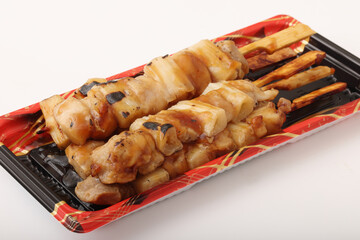 炭火焼鳥　ネギマ　たれ
