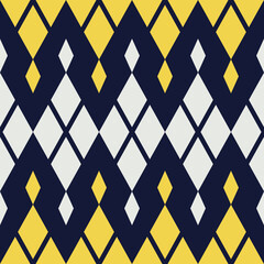 Traditional flat geometric seamless pattern.