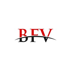 BFV swoosh horizon initials, letter corporate logo designs inspiration