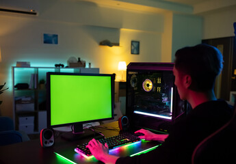 Green Screen For Cybersport Game