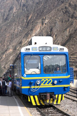 Tourist train to Machu Picchu