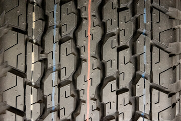 Car tire background, Tyre texture closeup background.