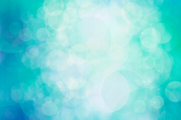 Blue Bokeh background. Element of design.Natura. Blue blurred background.