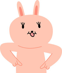 rabbit that guides you by pointing your finger