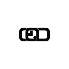 eqd letter original monogram logo design