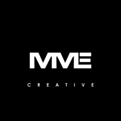 MME Letter Initial Logo Design Template Vector Illustration