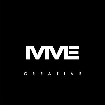 MME Letter Initial Logo Design Template Vector Illustration