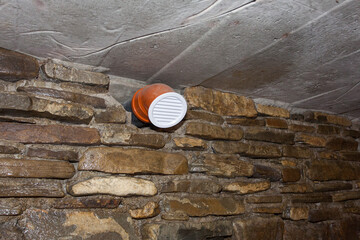 air vent or ventilation system in the basement