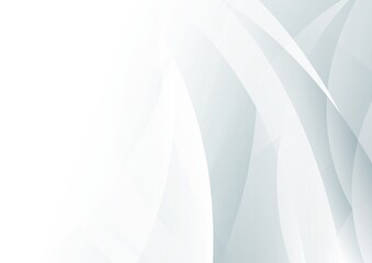 カーブする灰色のグラデーションの抽象背景