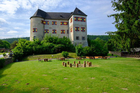 Castle Of Lockenhaus In The Austrian Region Burgenland