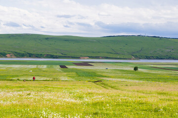 Obraz premium Landscape of valley in Georgia